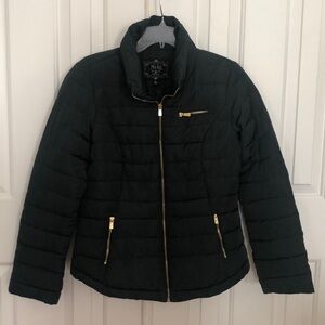 Dark Green Puffer Jacket